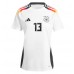 Germany Thomas Muller #13 Replica Home Shirt Ladies Euro 2024 Short Sleeve